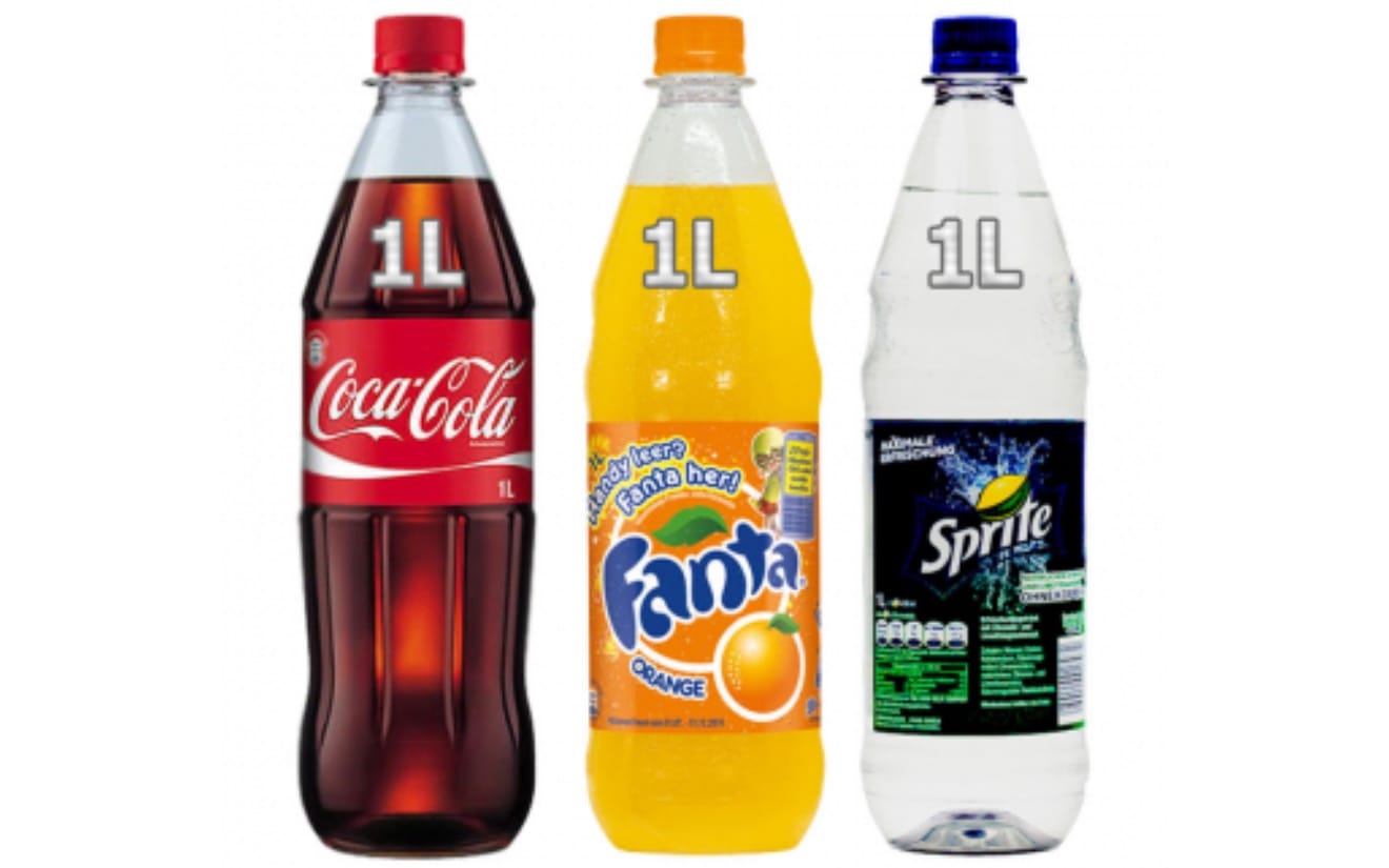 Cola / Fanta / Sprite 1l - Gericht bei Bella Pizza