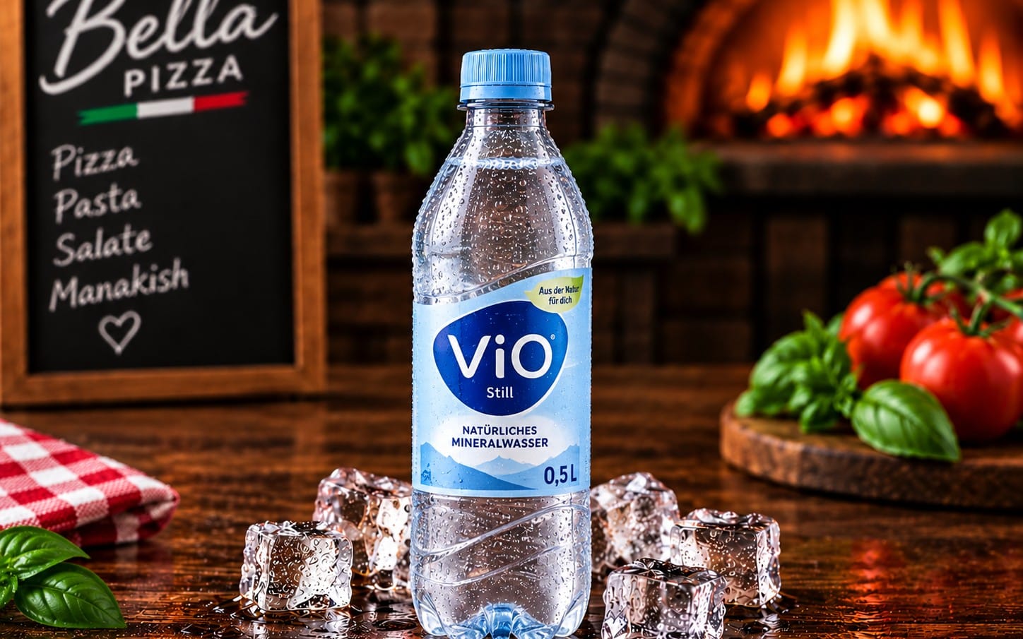 WASSER Vio 0,5l - Gericht bei Bella Pizza