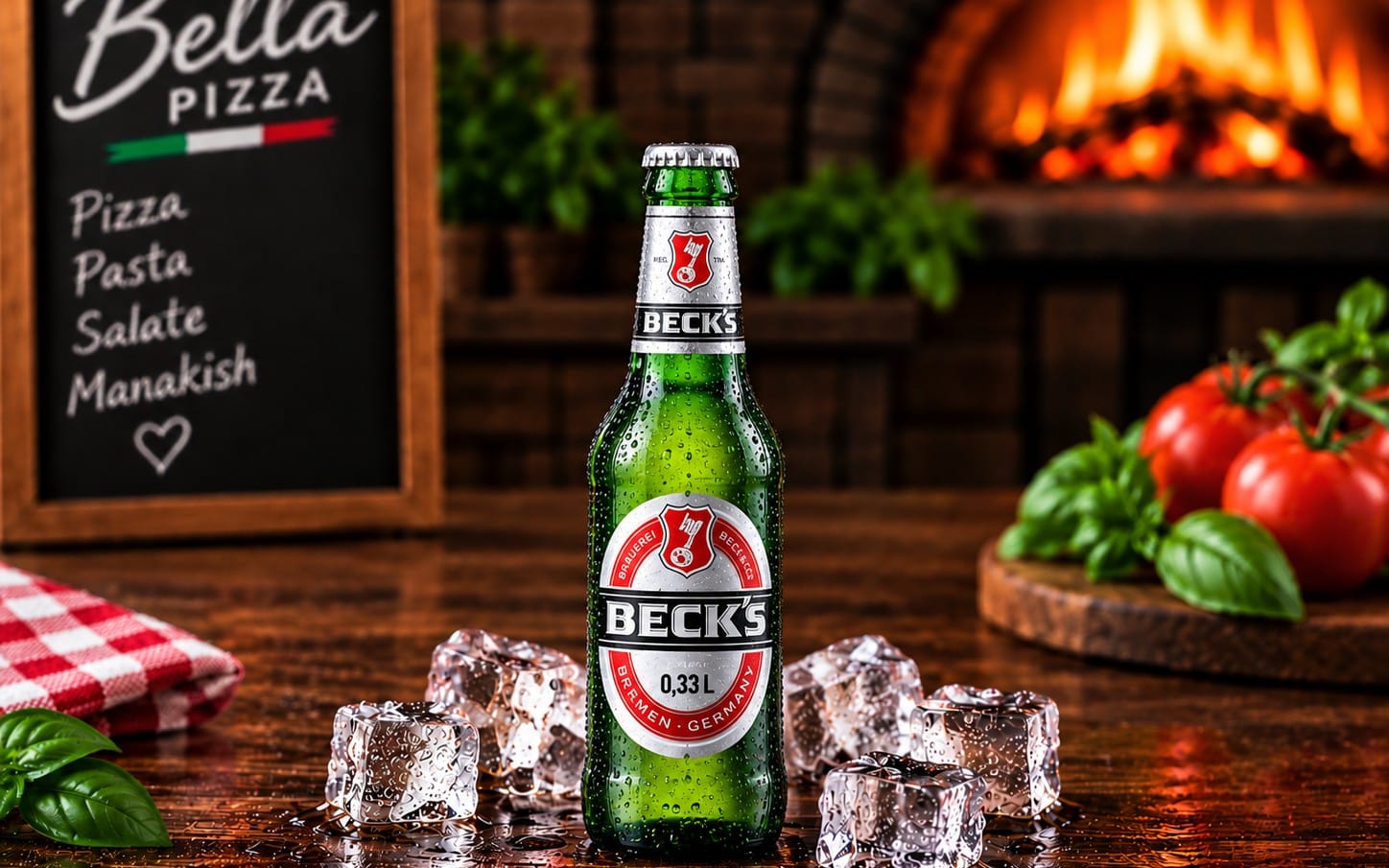 Becks 0,33l - Gericht bei Bella Pizza