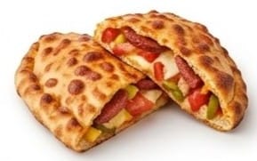 Sucuk-Sandwich - Käse, Sucuk, frische Tomaten und Paprika bei Bella Pizza